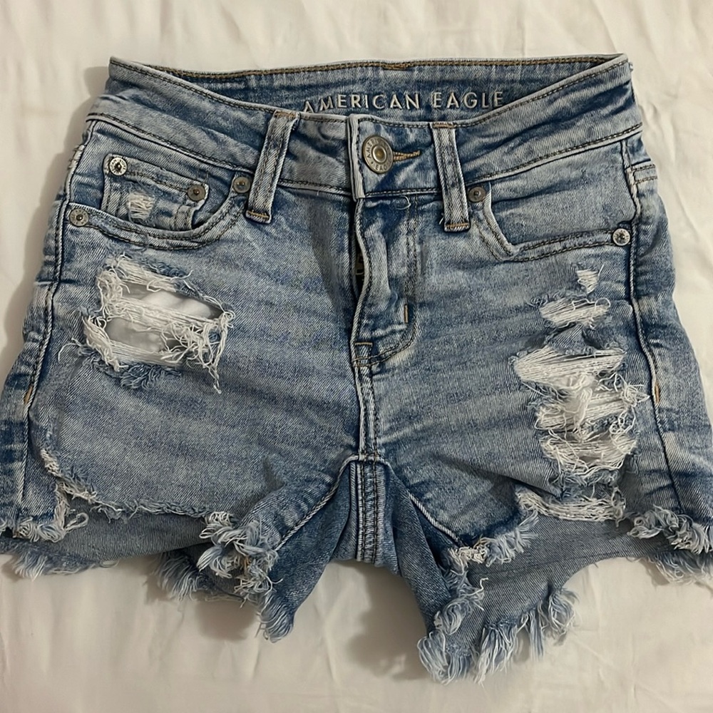 american eagle jean shorts